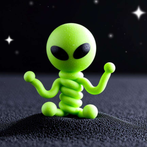 扭扭棒外星生物：异形触角的造型