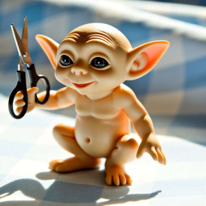 扭扭棒精灵：尖耳朵的立体剪裁