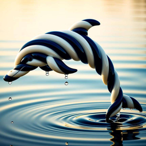 扭扭棒小海豚：流线型身体的弧度控制